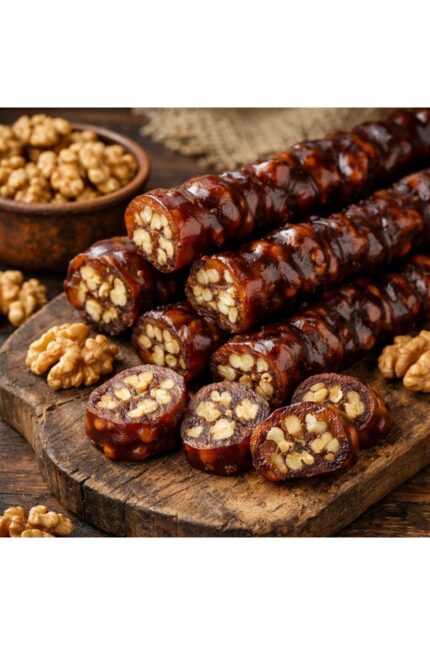 Gaziantep Yöresel Cevizli Sucuk 500 Gram – Doğal 1.Sınıf Kalite