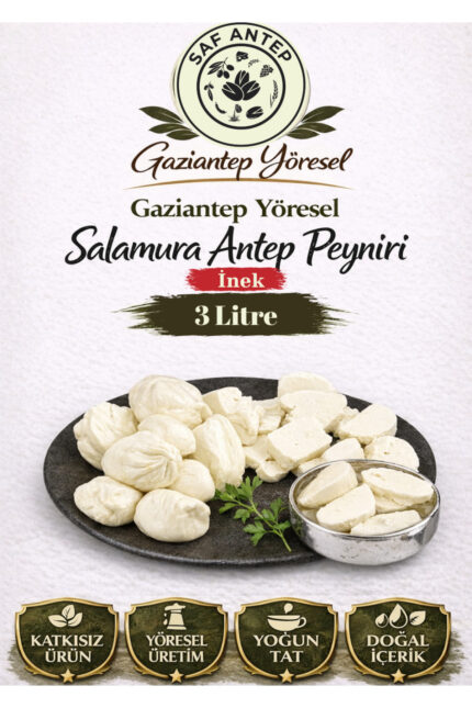 Gaziantep Yöresel Salamura İnek Peyniri Doğal Geleneksel Ev Lezzeti