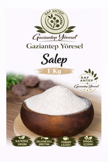 Gaziantep Yöresel Premium Salep – Doğal, Katkısız & Yoğun Kıvam